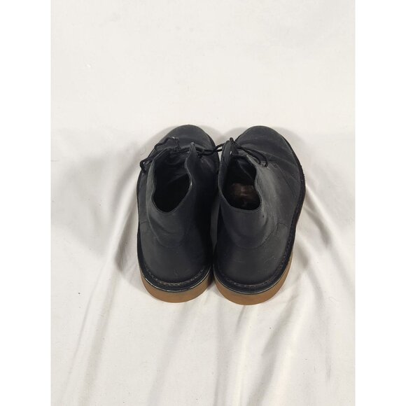 Clarks Mens Bushacre Chukka Boot Black Comfort Preppy Oiled Leather US/11 - Picture 6 of 9